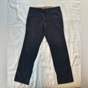GAP Men 'The Lived-In Slim' Soft Navy Pants